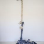 Fluchtseil, 7,5 Meter lang, aus Bettlaken geknüpft mit einem Enterhaken aus einem Netzwerkkabel, beschlagnahmt im Oktober 1973 in der Vollzugsanstalt Ludwigsburg und mittlerweile Objekt des Strafvollzugsmuseums